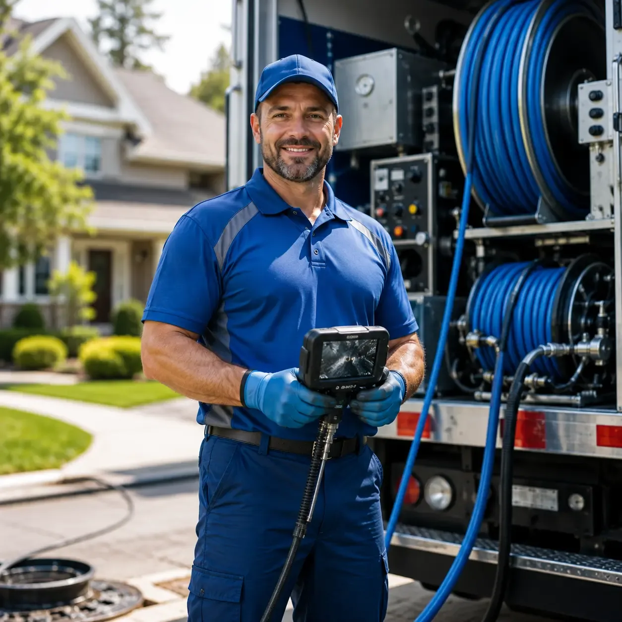 Local outdoor drain cleaning specialists in Gettysburg, OH